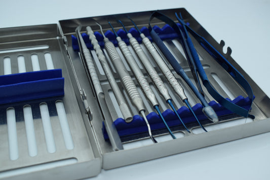 Kit Titanio Micro Surgery Soft Tissue With Box